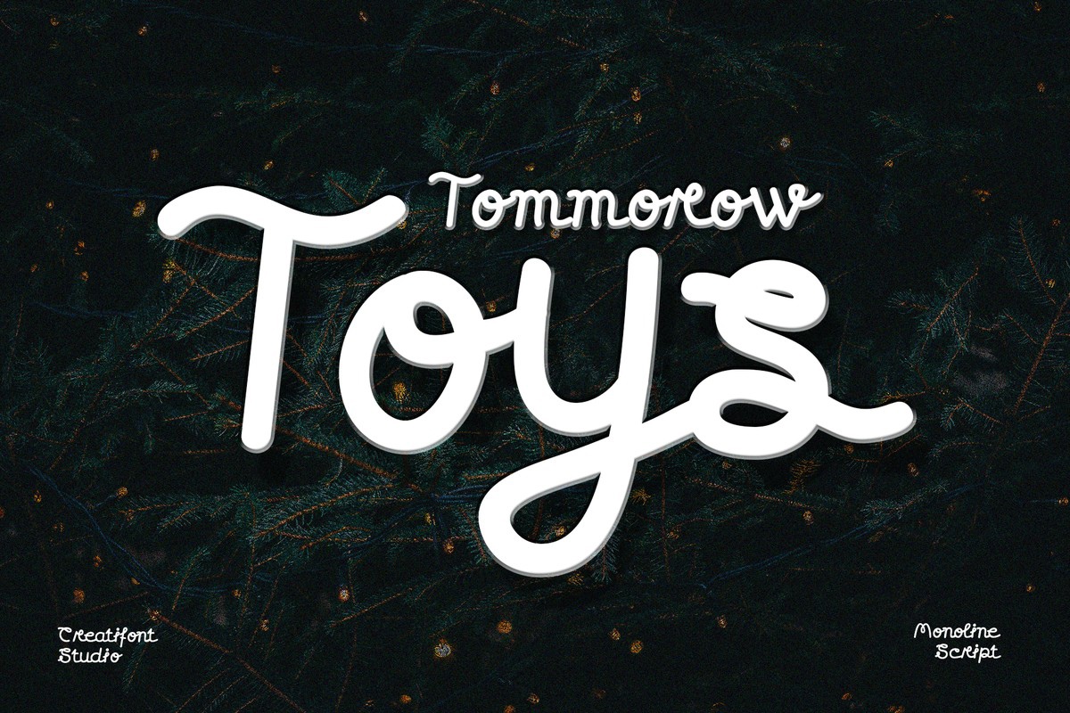 CF Tomorrow Toys Font preview
