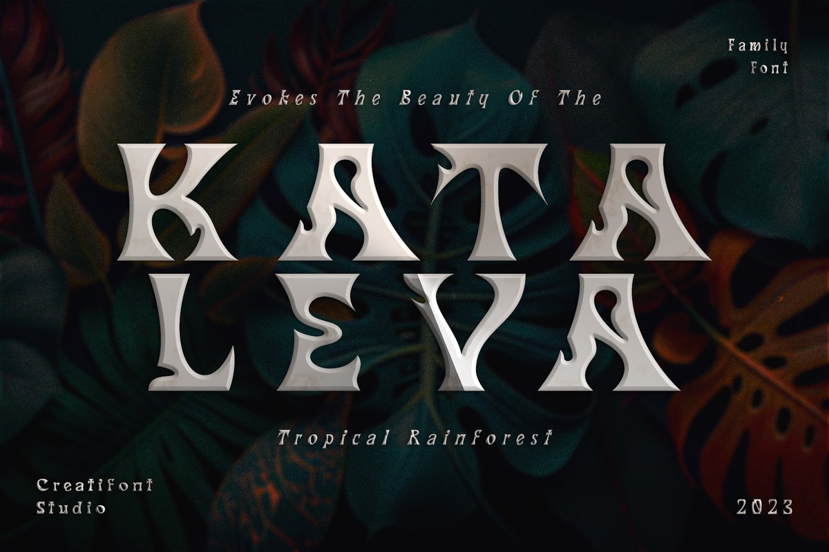 Kataleya Regular Font preview