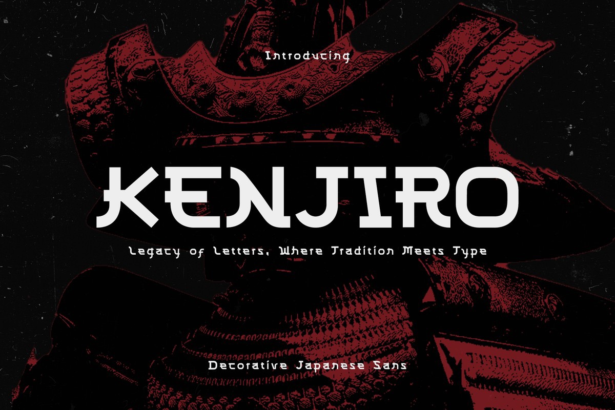 Kenjiro Font preview