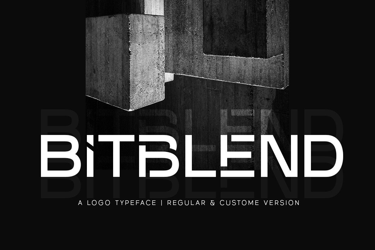 Bitblend Font preview