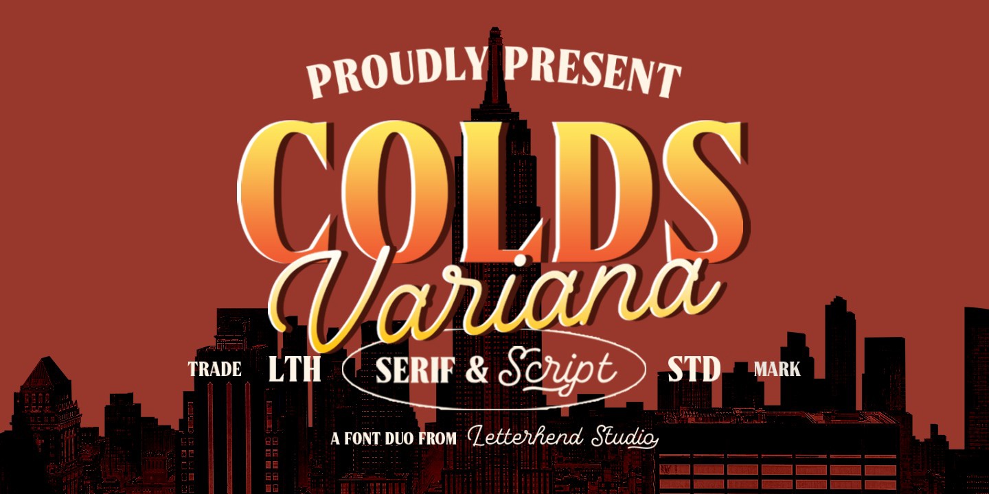 Cold Variana Font preview