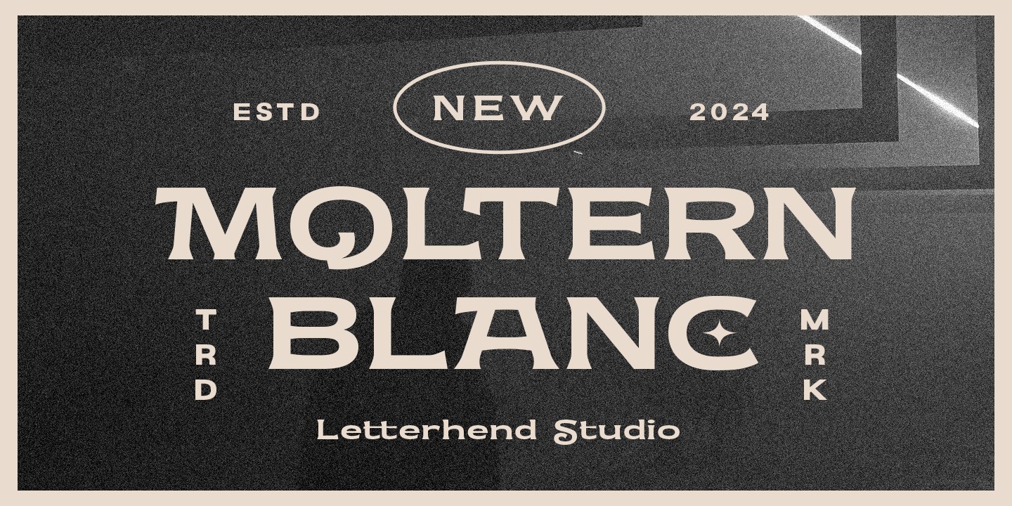Moltern Blanc Font preview