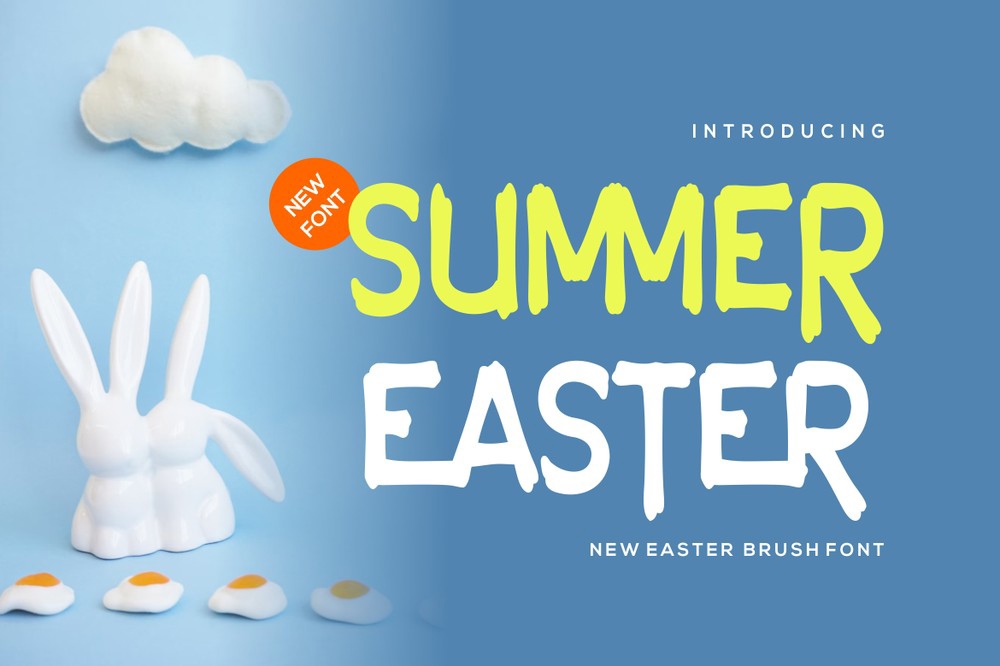 Summer Easter Font preview