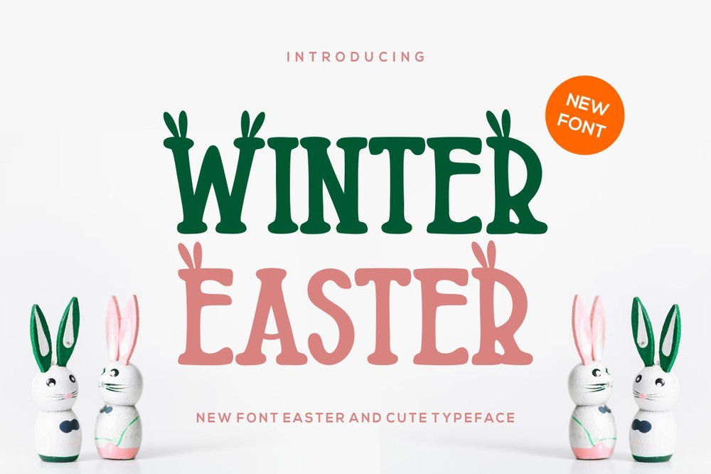 Winter Easter Font preview