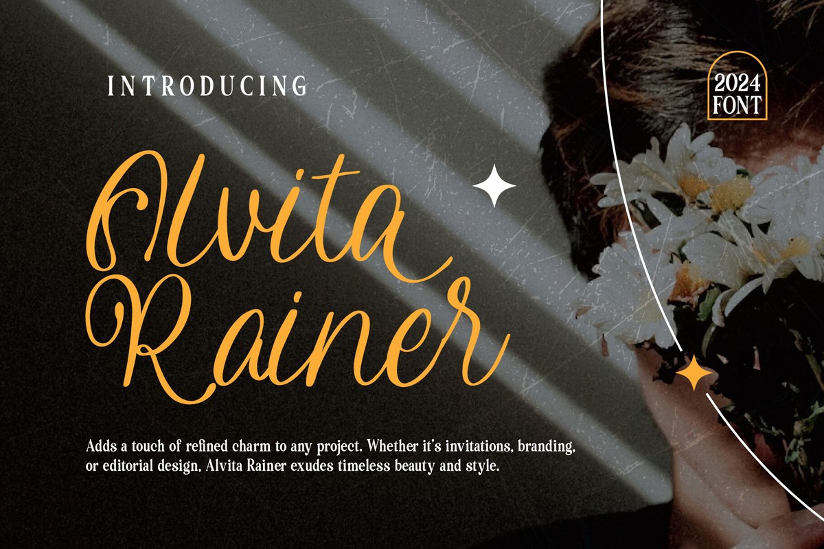 Alvita Rainer Font preview