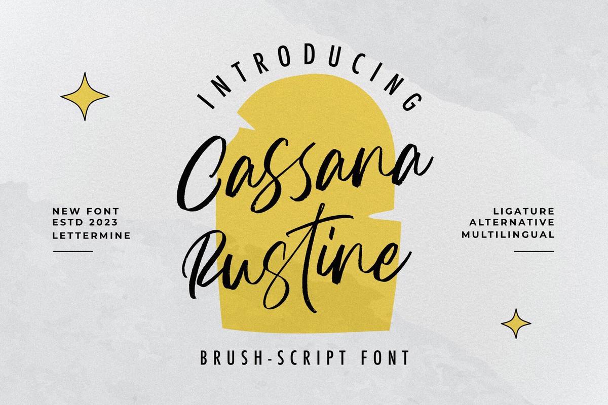Cassana Rustin Font preview