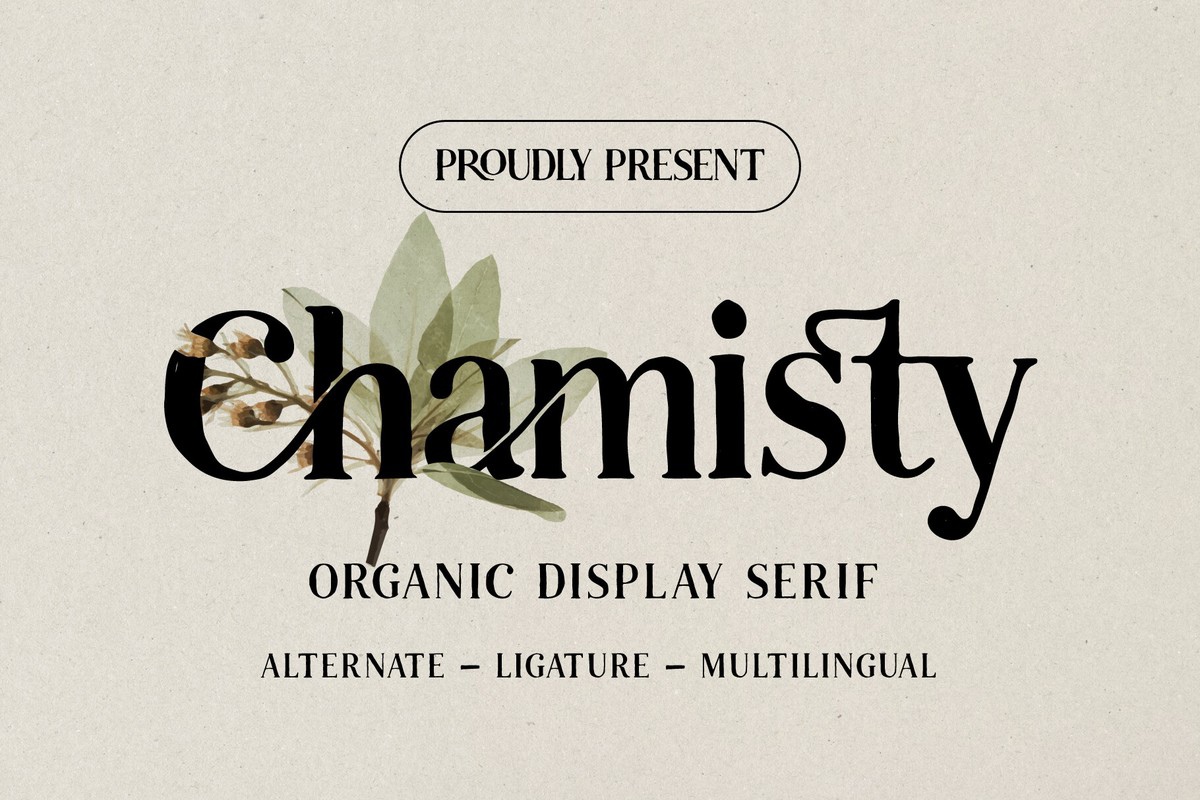 Chamisty Regular Font preview