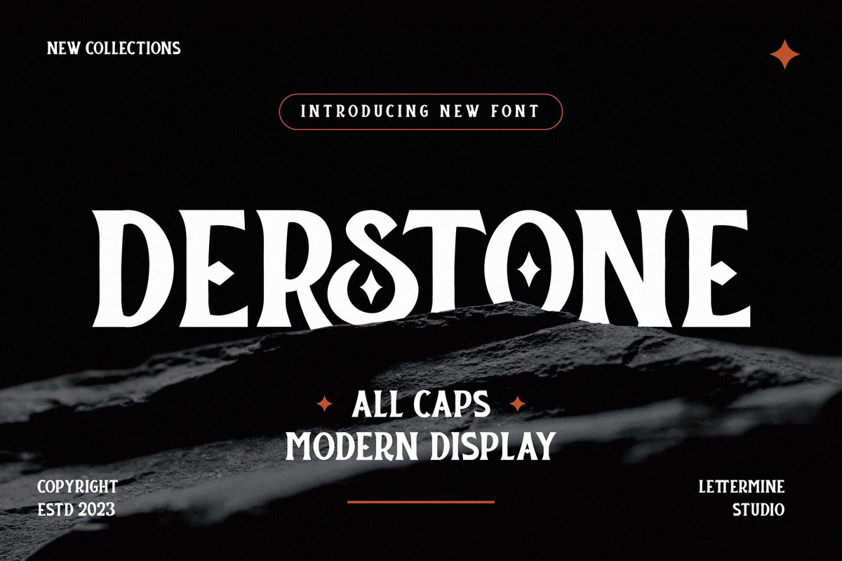 Derstone Regular Font preview