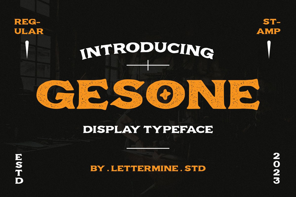 Gesone Font preview