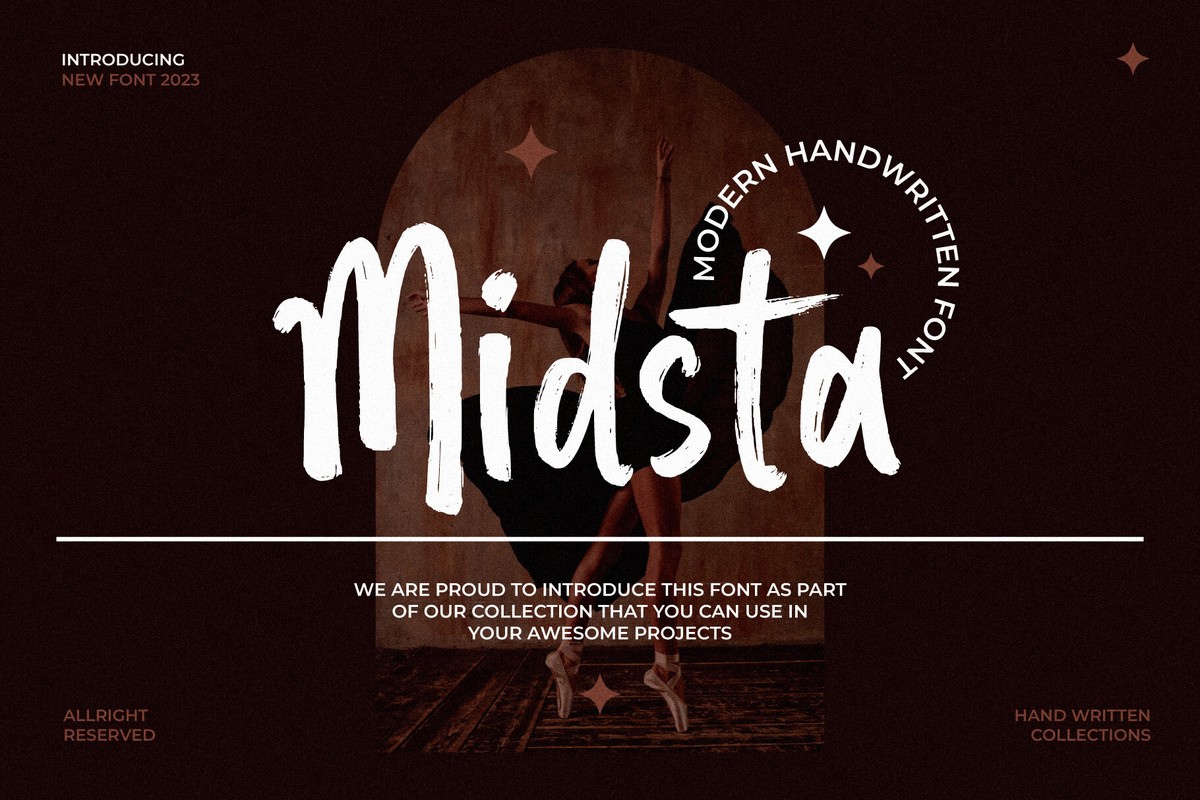 Midsta Font preview