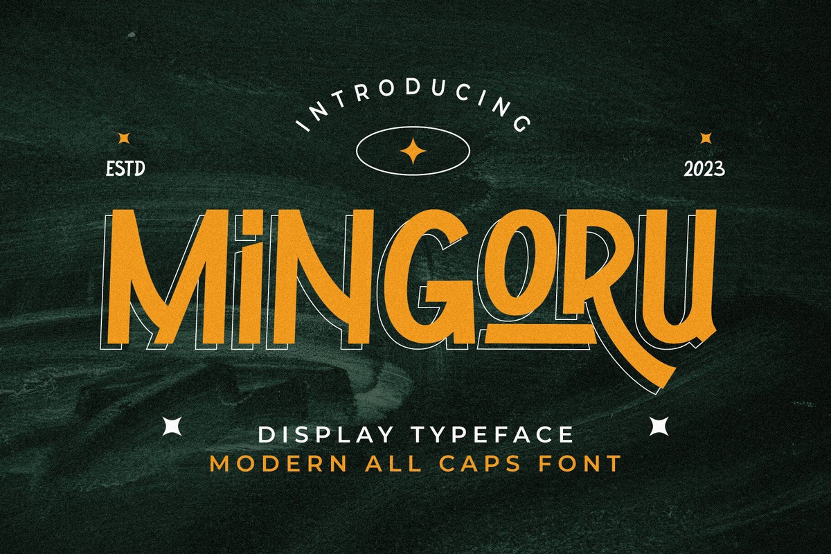 Mingoru Font preview