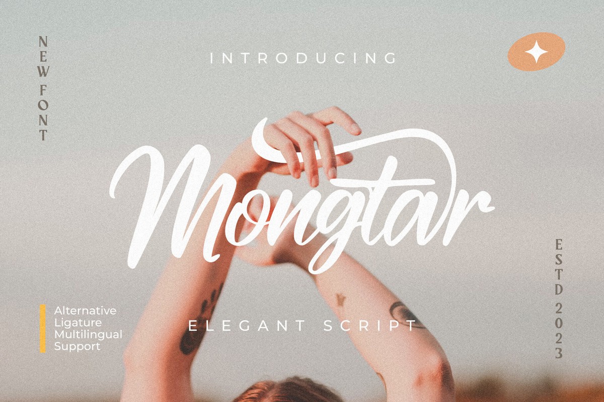 Mongtar Regular Font preview