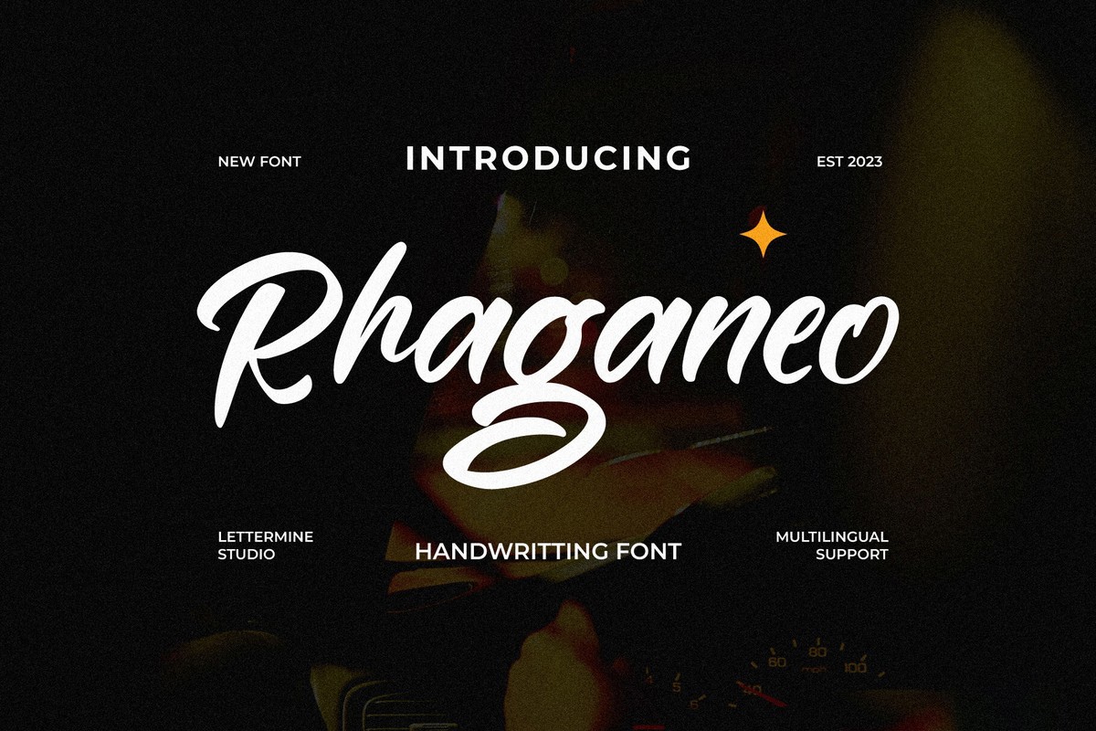 Rhaganeo Font preview