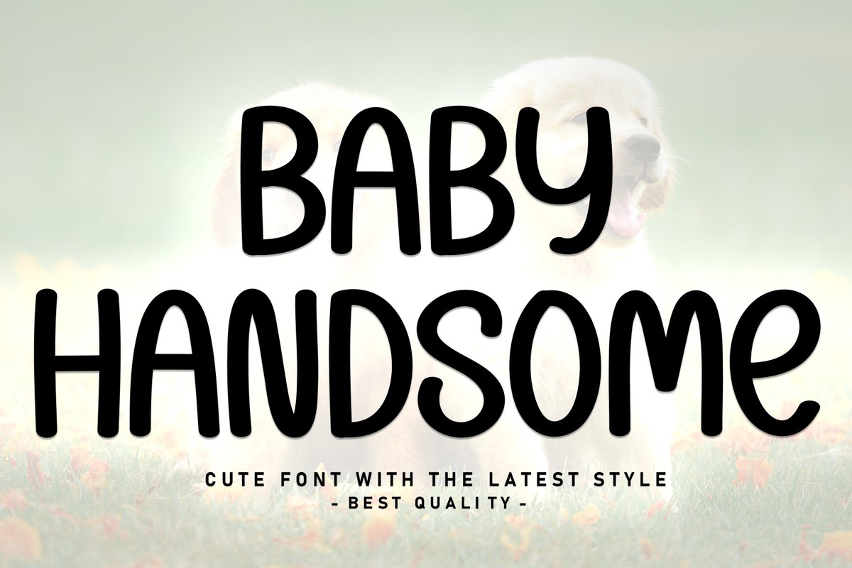 Baby Handsome Font preview
