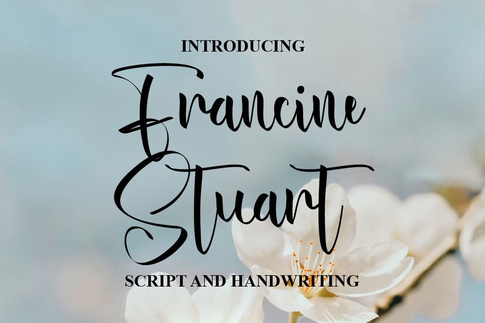 Francine Stuart Font preview