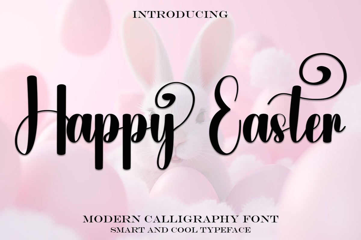 Happy Easter Font preview