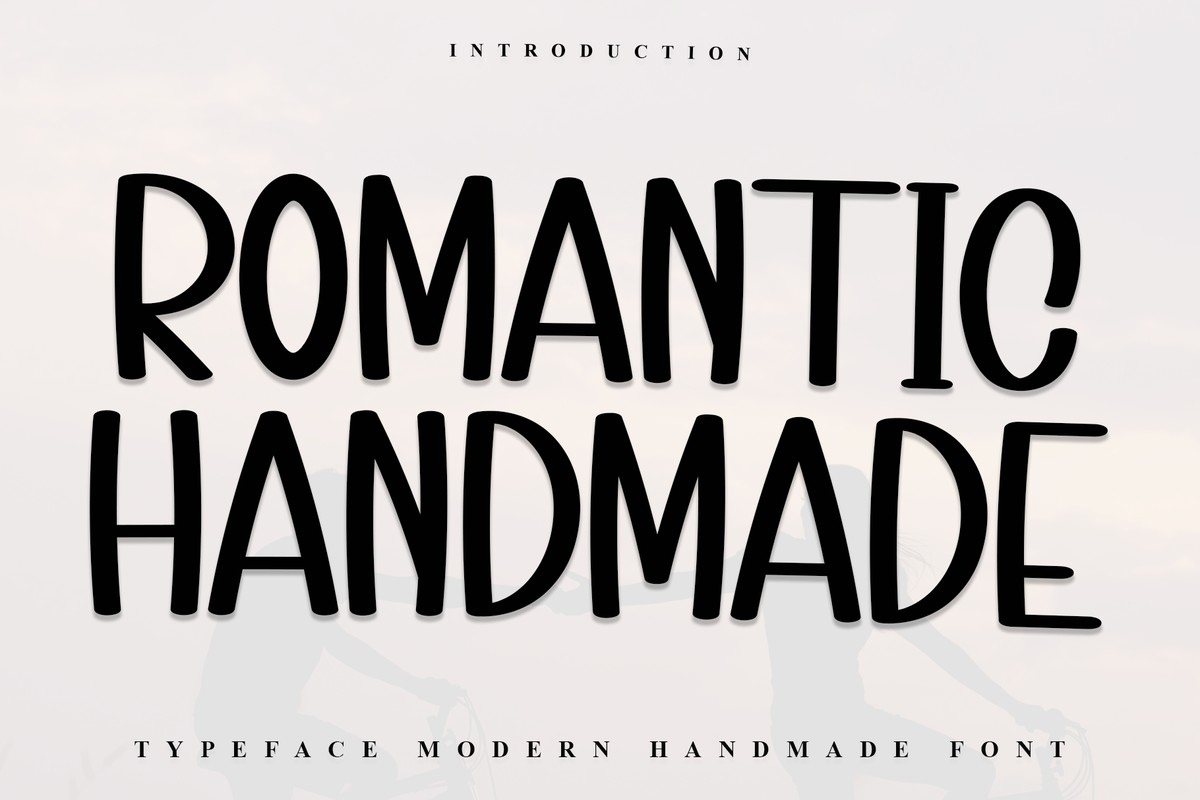 Romantic Handmade Font preview