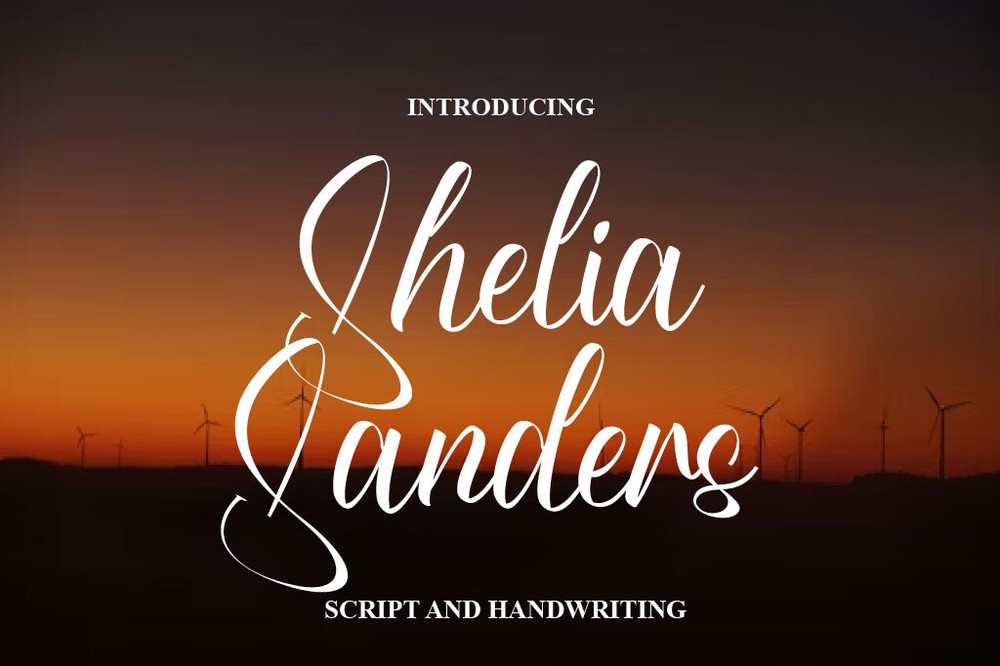 Shelia Sanders Font preview