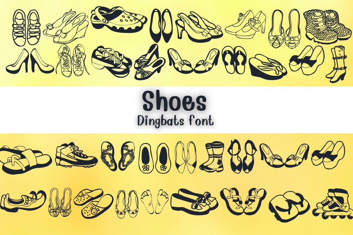 Shoes Font preview