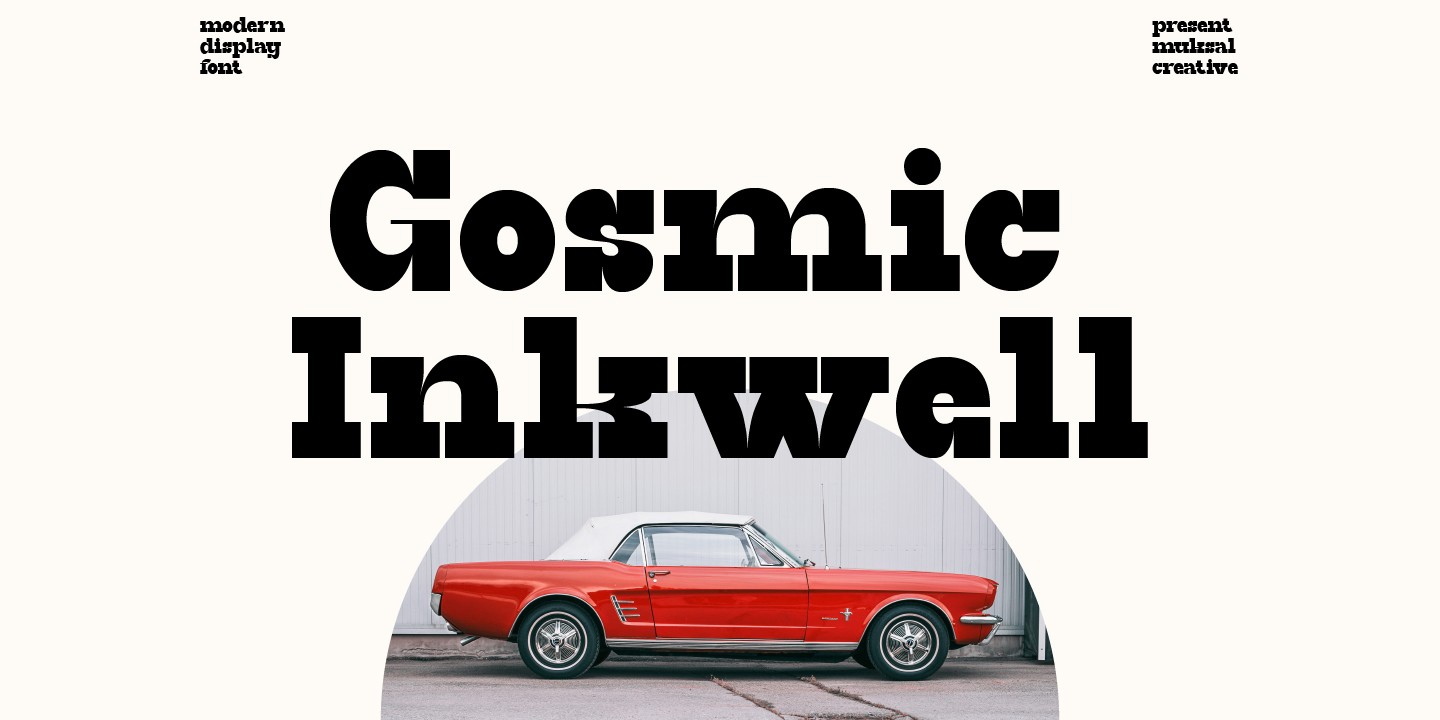 Gosmic Inkwill Regular Font preview