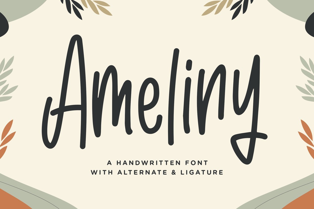 Ameliny Font preview