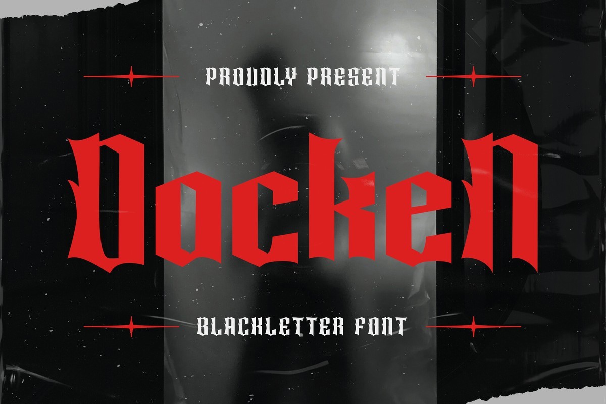 Dacken Font preview