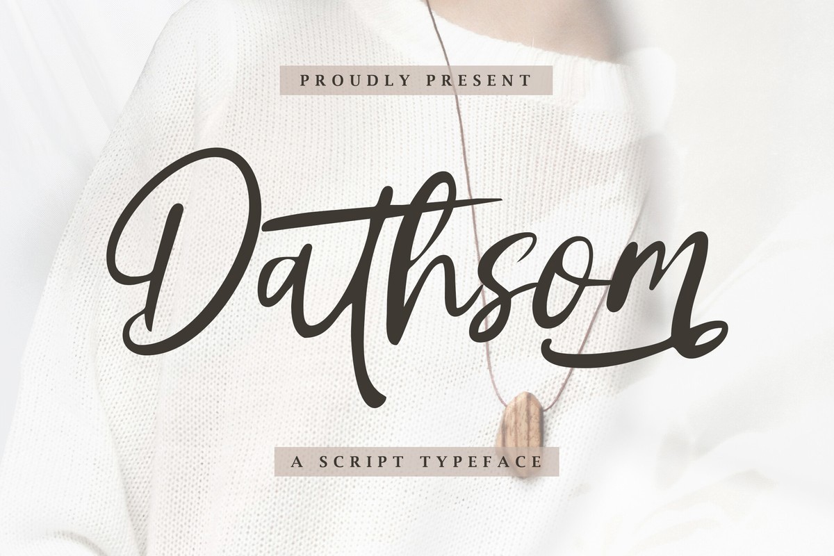 Dathsom Font preview