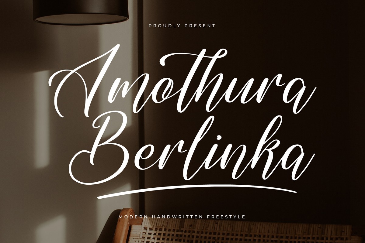 Amothura Berlinka Font preview