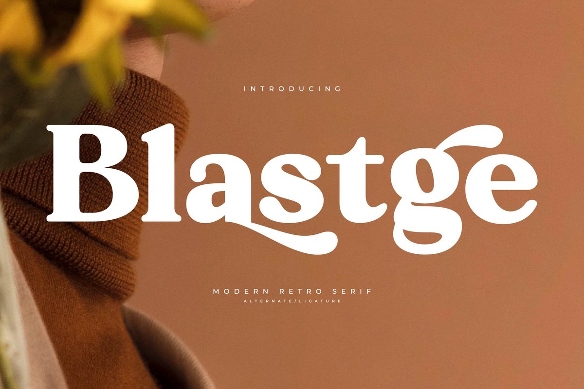 Blastge Regular Font preview