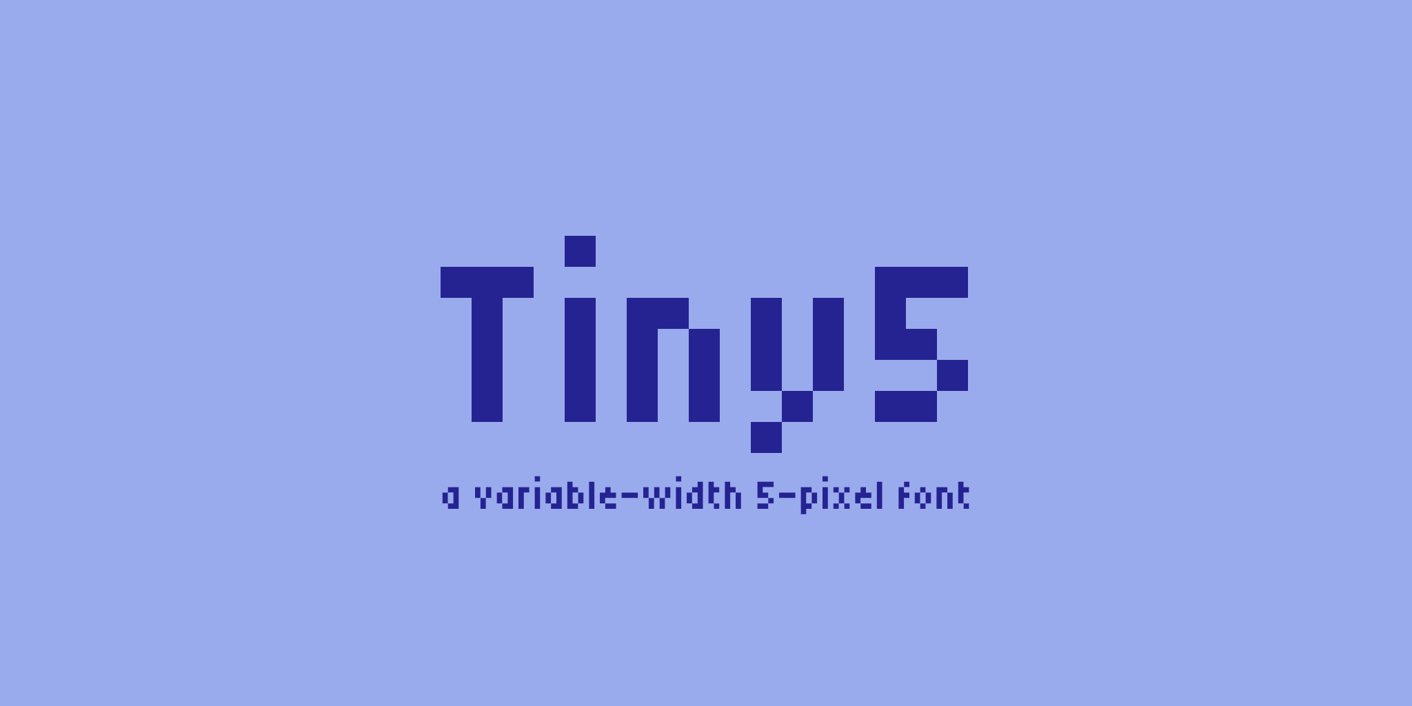 Tiny5 Font preview