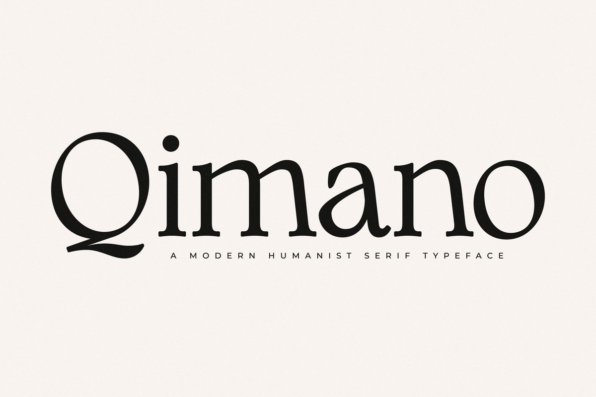 Qimano Regular Font preview