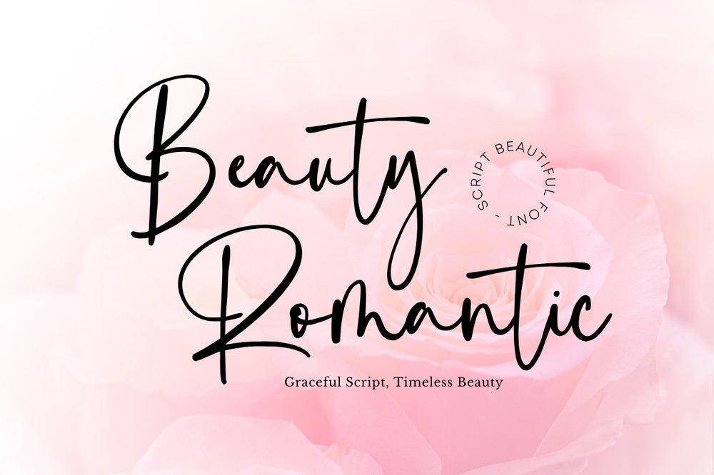 Beauty Romantic Font preview