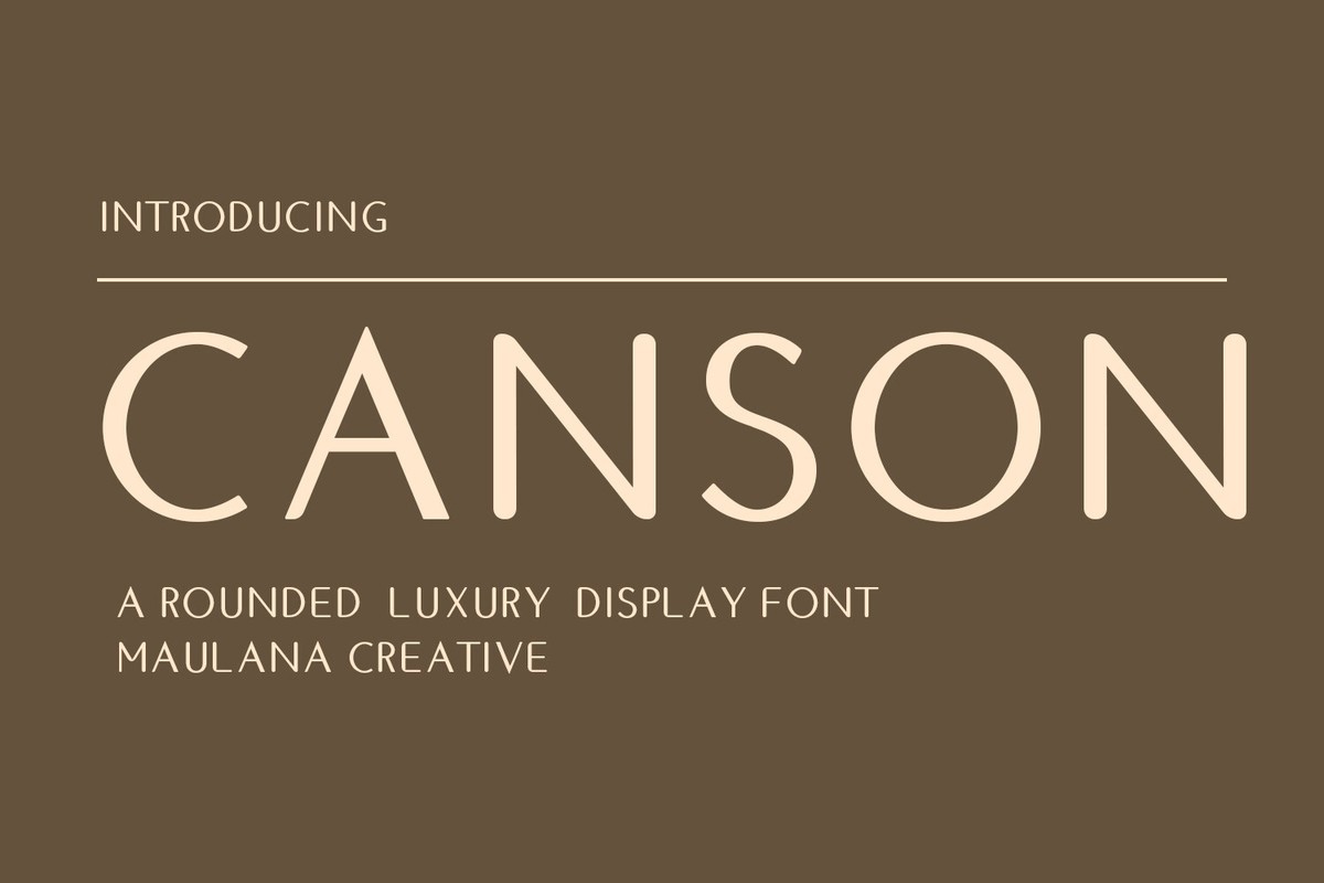 Canson Font preview