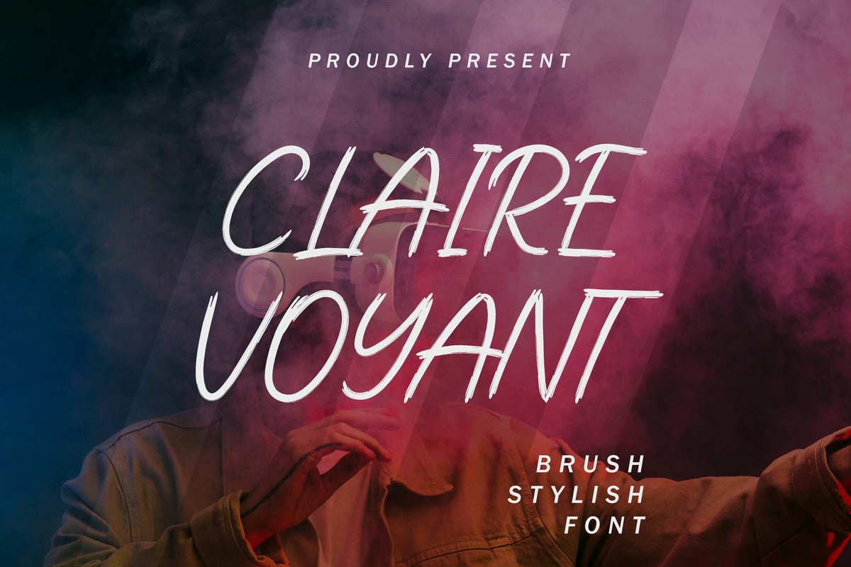 Clairevoyant Regular Font preview