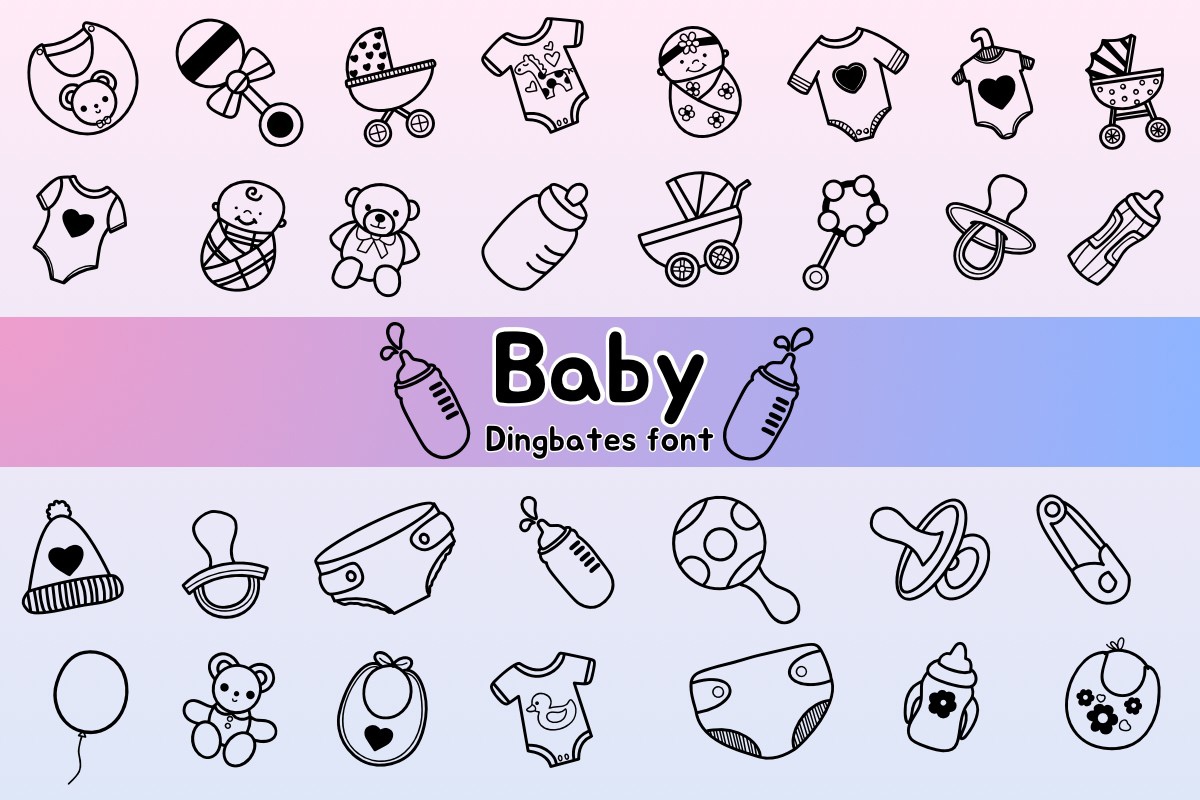 Baby Font preview