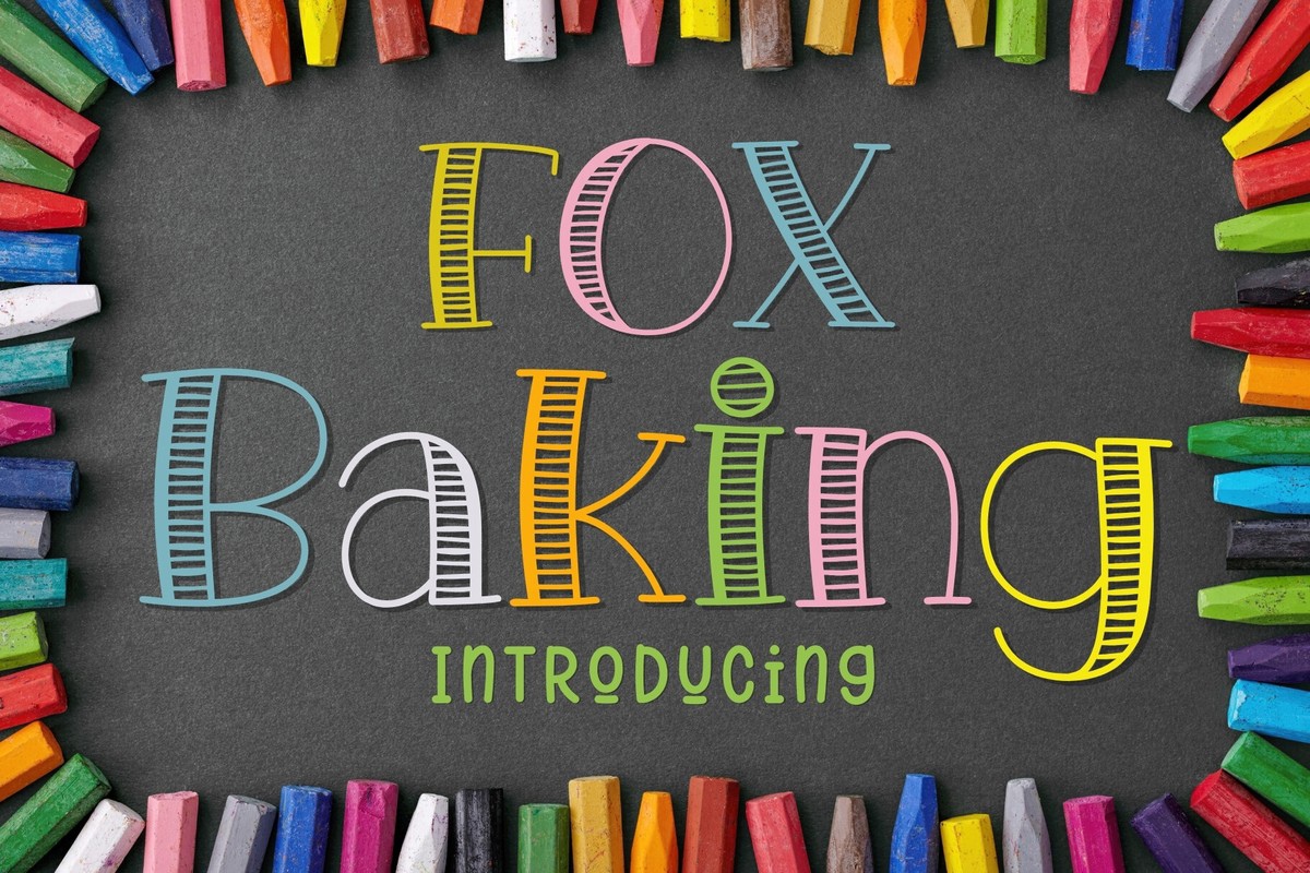 Fox Baking Font preview