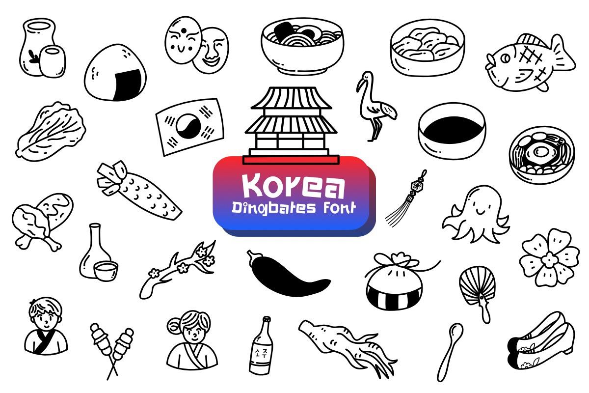 Korea Font preview