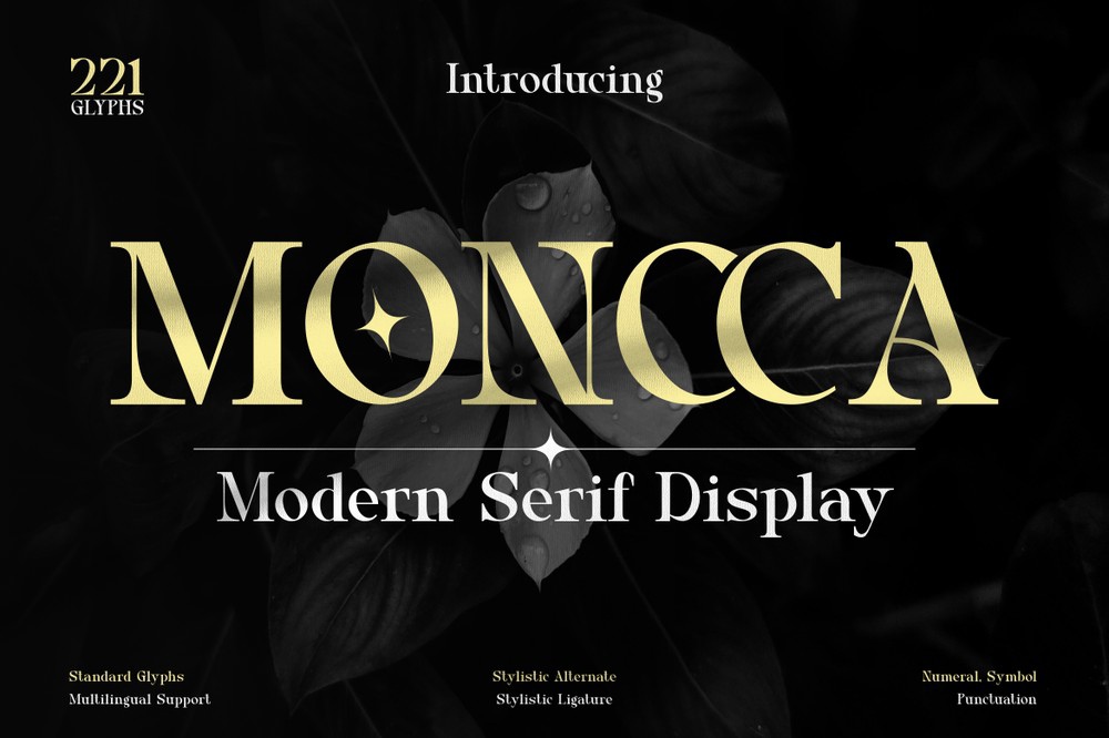 Moncca Font preview