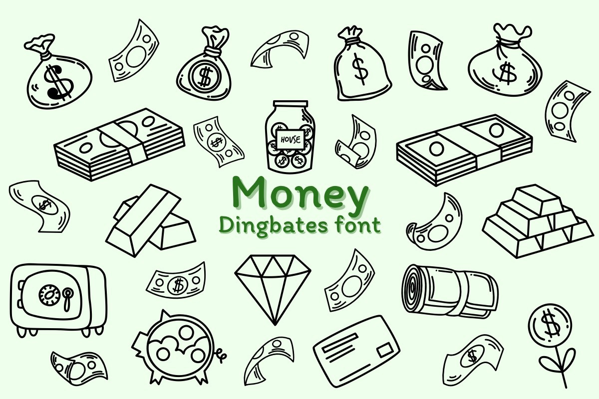 Money Font preview