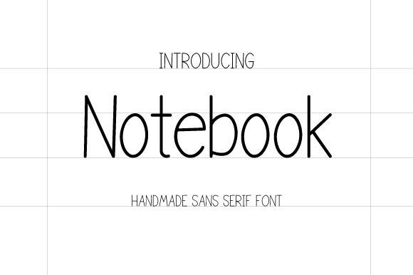 Notebook Font preview
