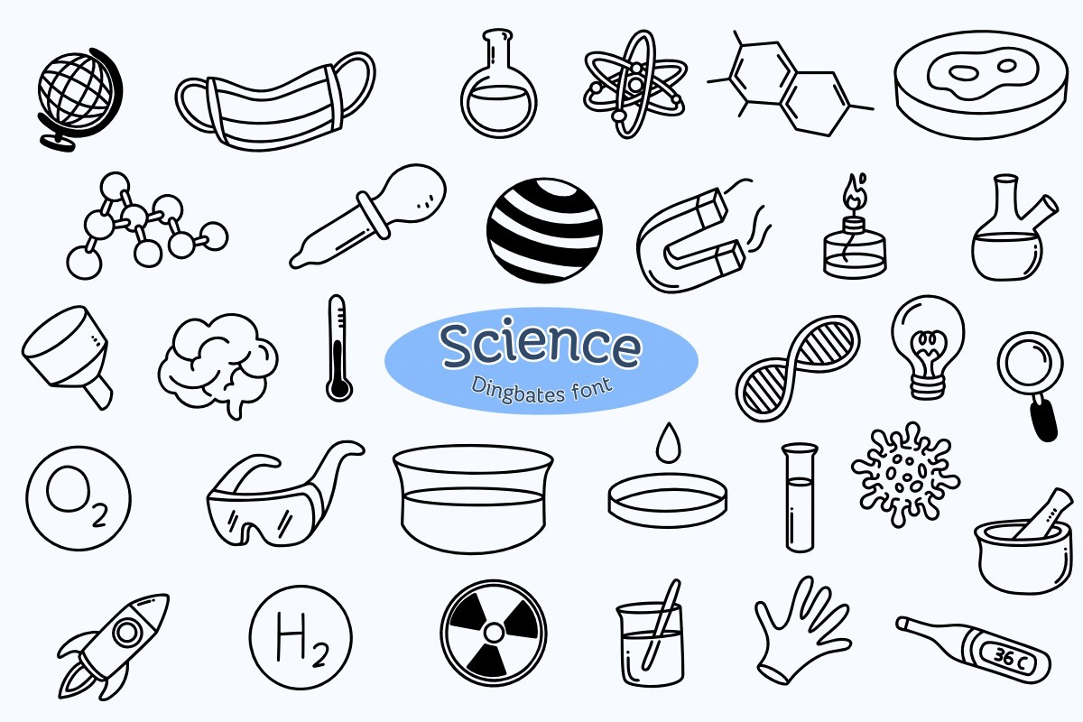 Science Font preview