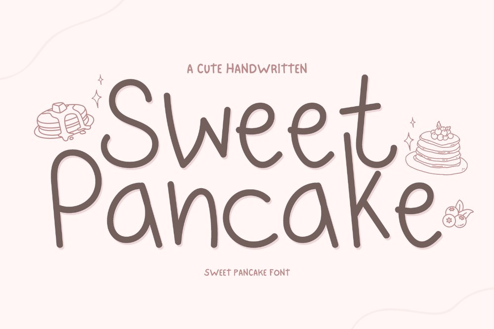 Sweet Pancake Font preview