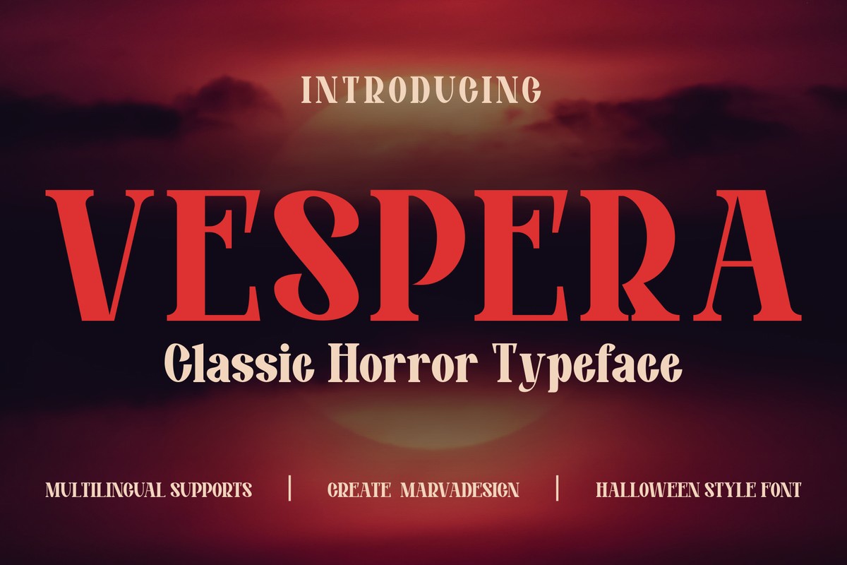 Vespera Font preview