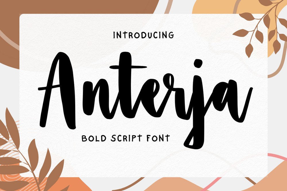 Anterja Font preview