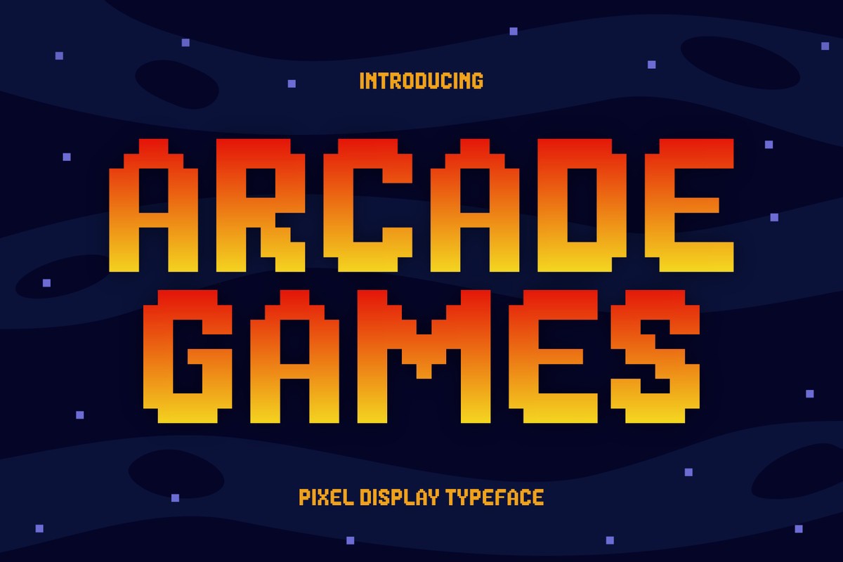 Arcade Games Regular Font preview