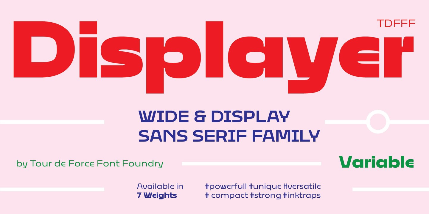 Displayer Font preview