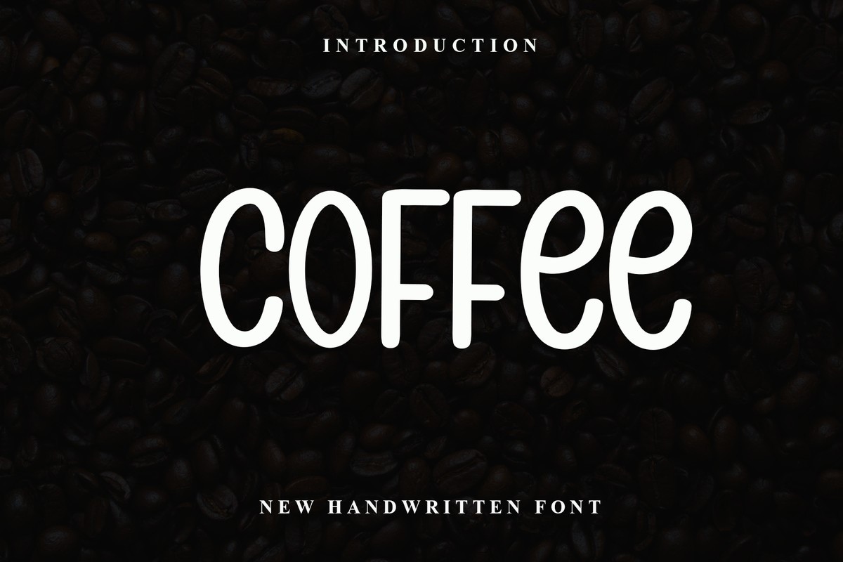 Coffee Font preview