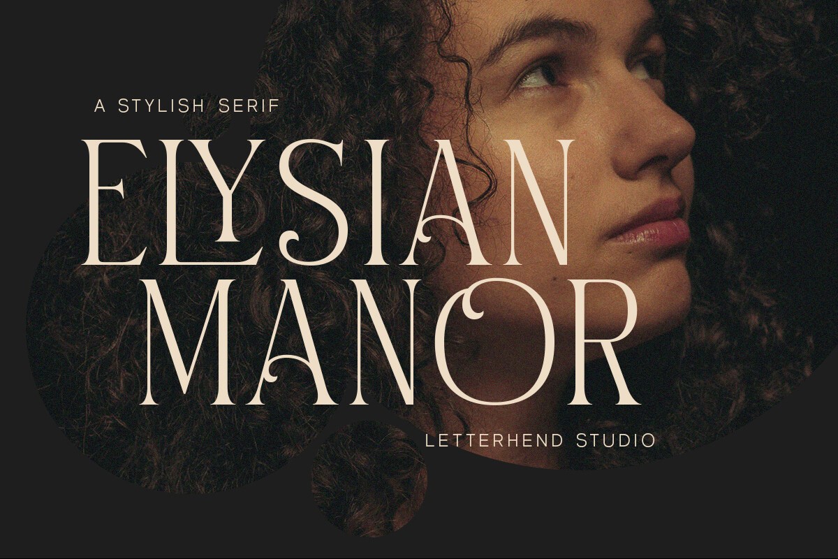 Elysian Manor Font preview