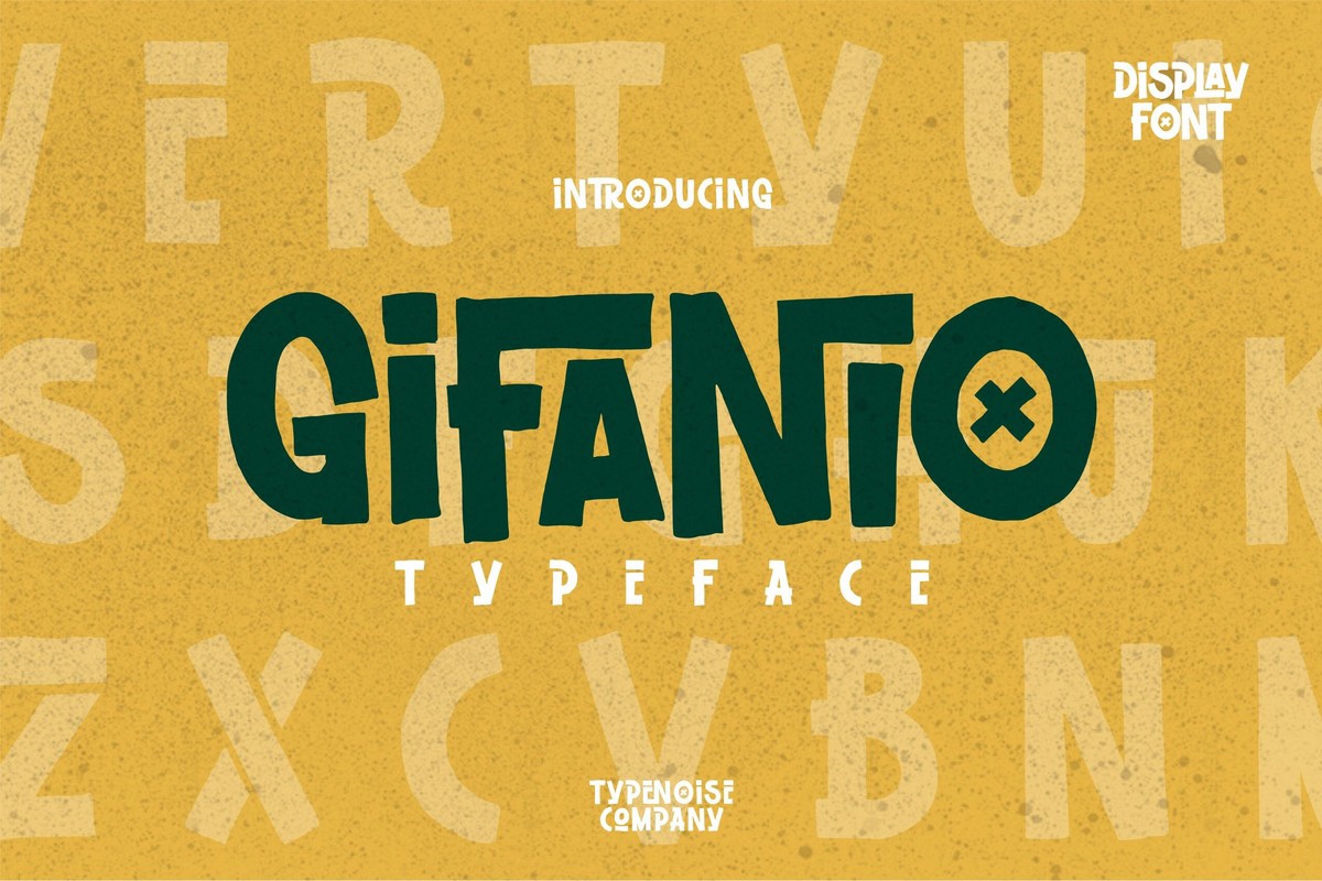 Gifanio Regular Font preview