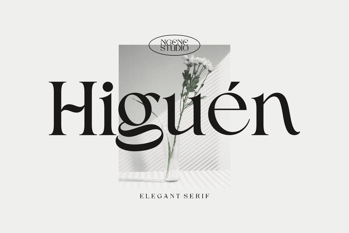 Higuen Font preview